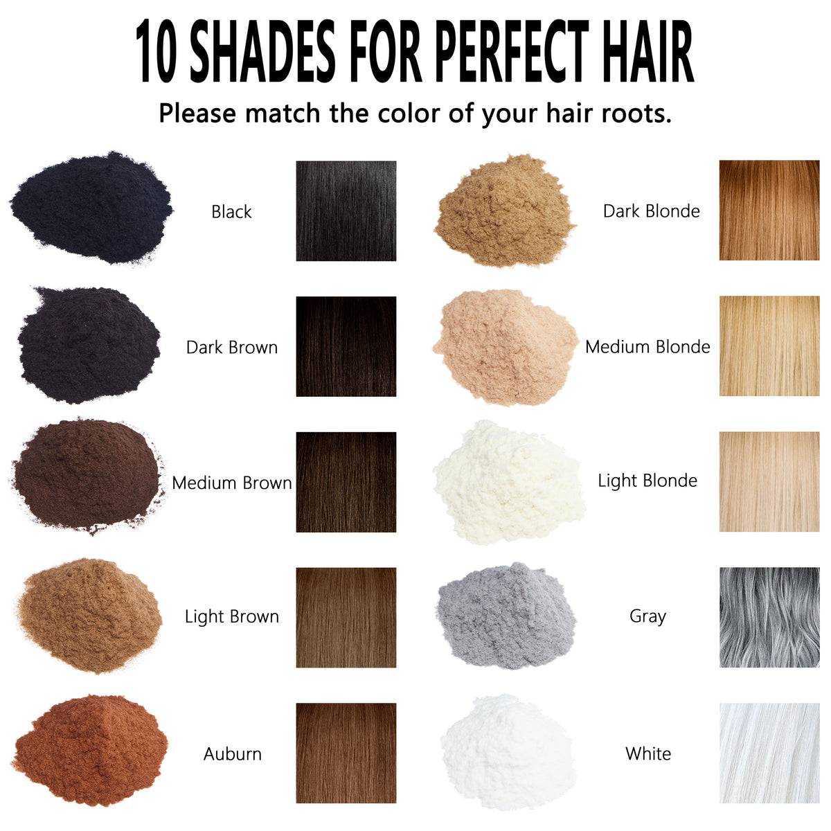 Hair Fibers, Value Pack 3