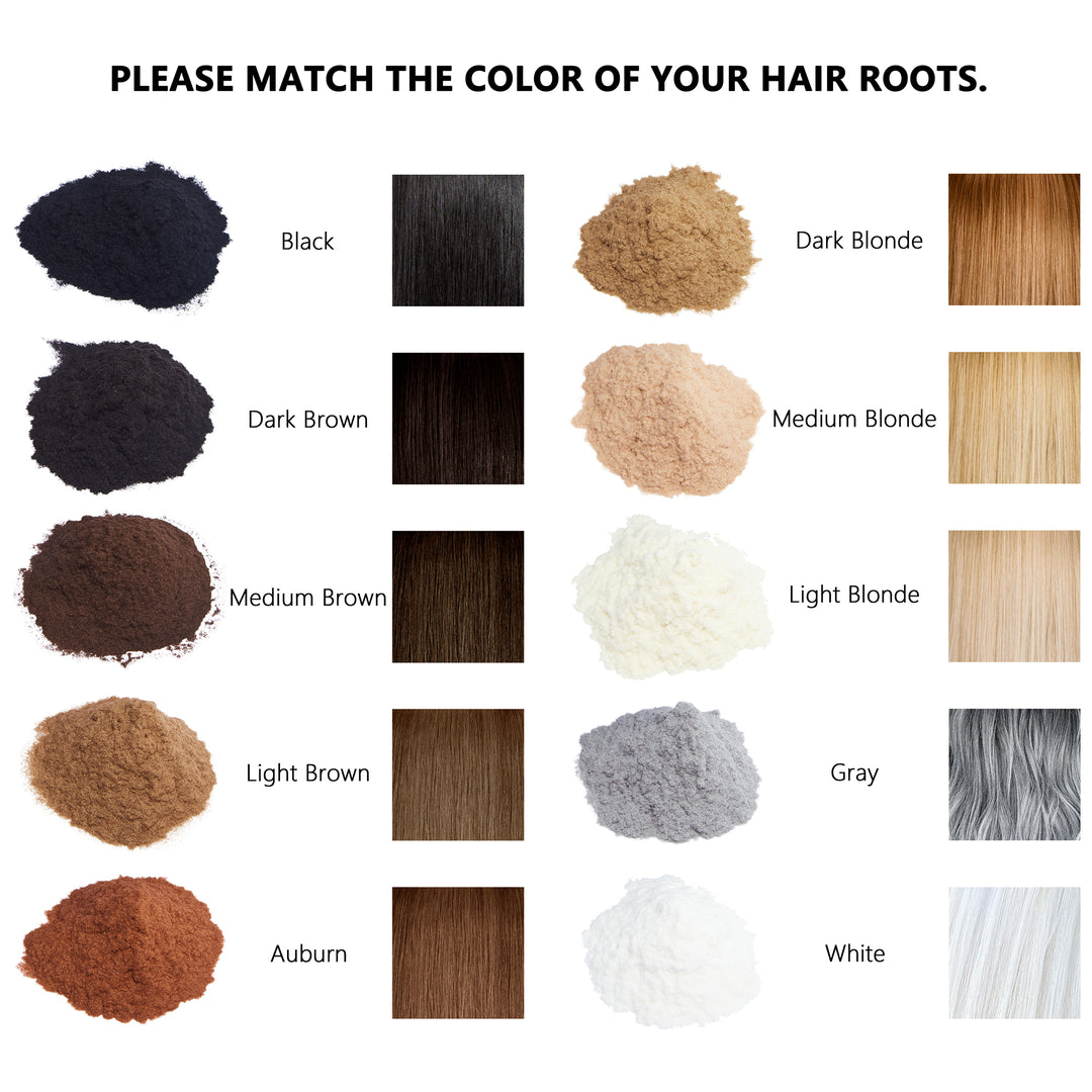 Please match the color of your hair roots.