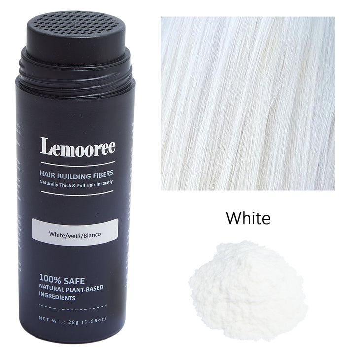 Lemooree Hair Building Fibers, White